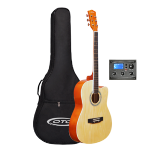 OTO Semi Acoustic Guitar OM39CEG | 39 Inch Cutaway with EQ & Tuner